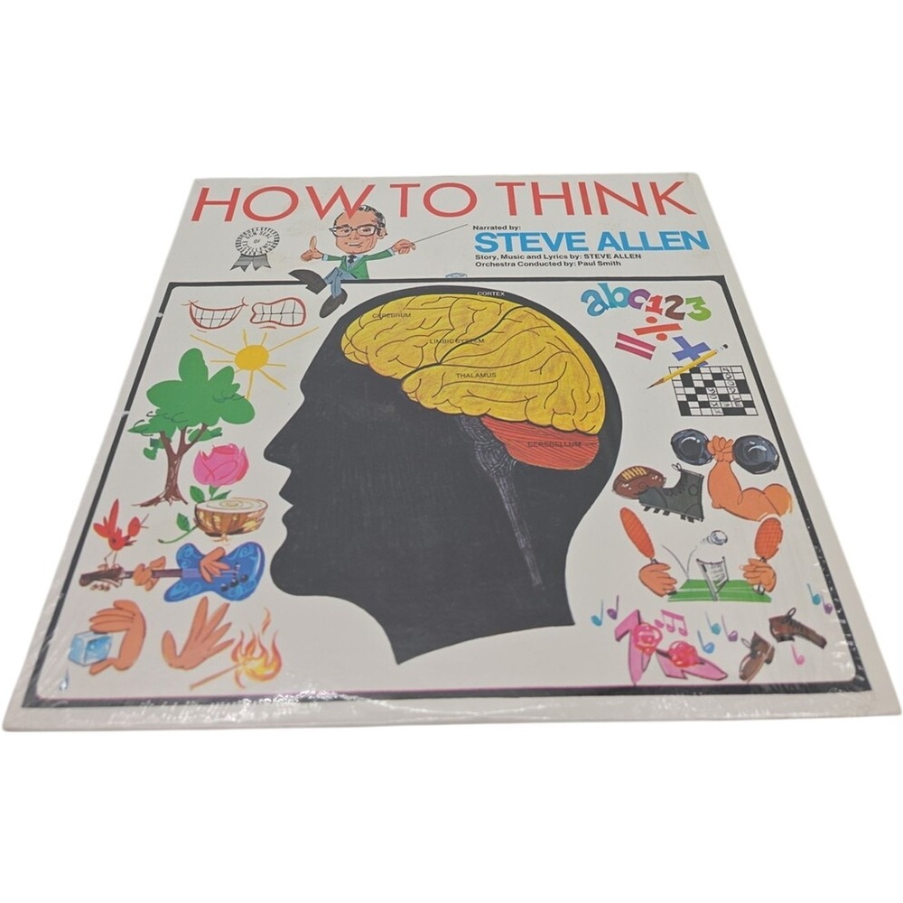 How To Think Narrated by Steve Allen LP Vinyl Record Meadowlane Music Inc